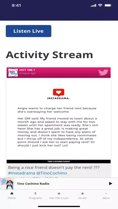 Hot 106.7 스크린샷