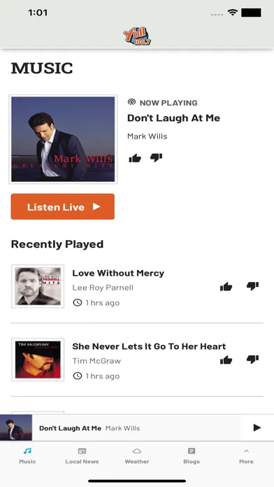 Y'all 106.7 Screenshots