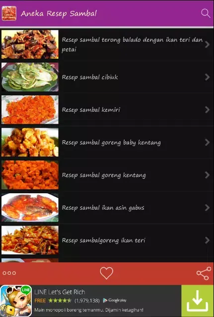 Aneka Resep Sambal Ekran Görüntüleri