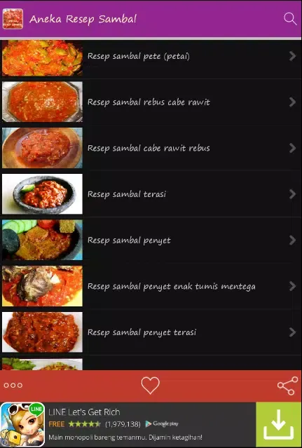 Aneka Resep Sambal Ekran Görüntüleri