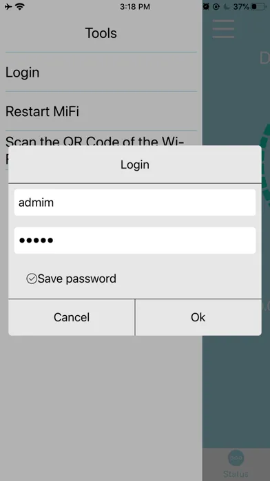 Captures d'écran de D-Link MiFi Application