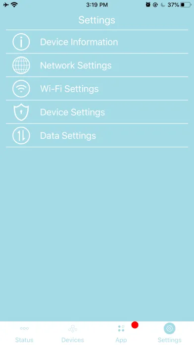 Captures d'écran de D-Link MiFi Application