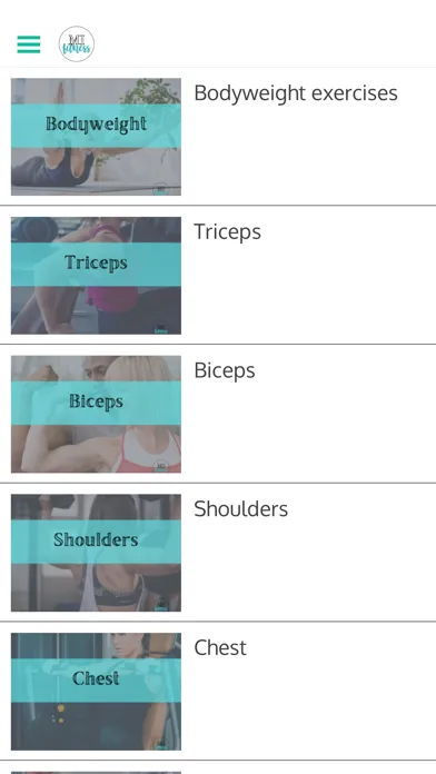 Ảnh chụp màn hình của MIFIT app