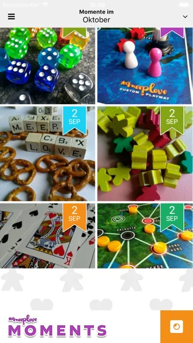 ภาพหน้าจอของ meeplove moments