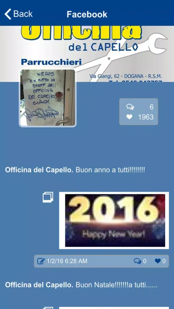 Officina del Capello Screenshots