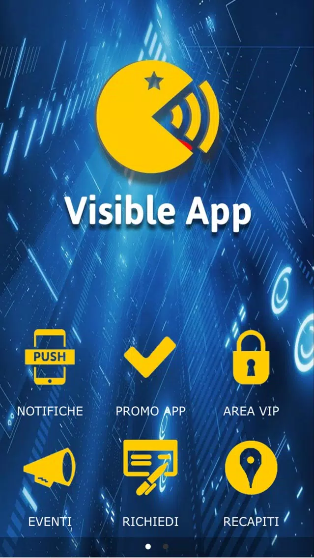 Capturas de tela do Visible App