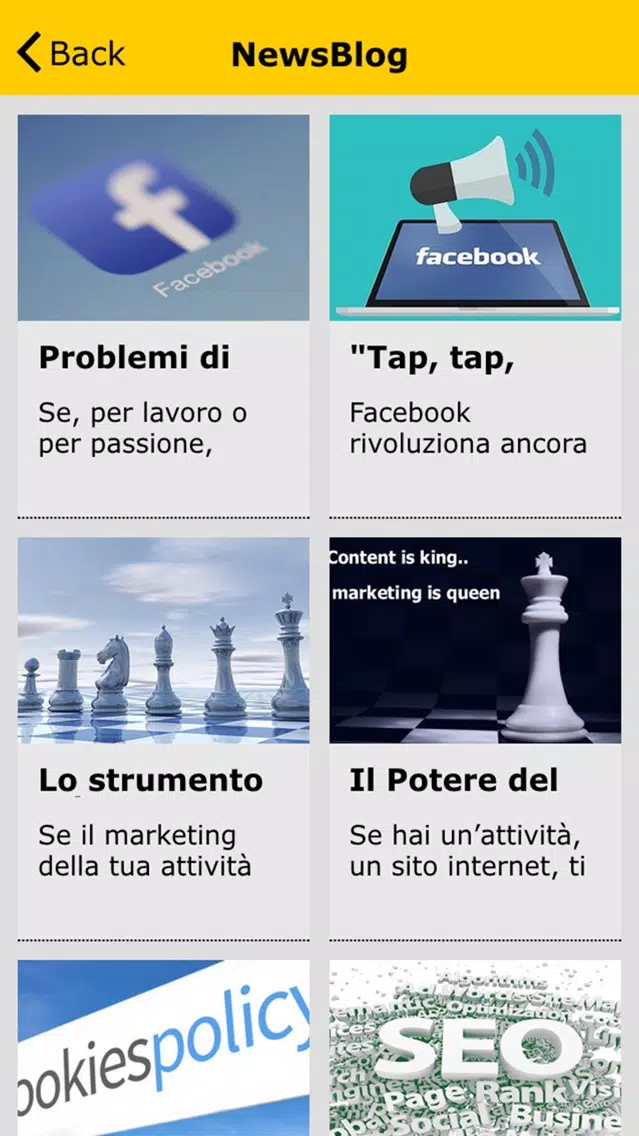 Capturas de tela do Visible App