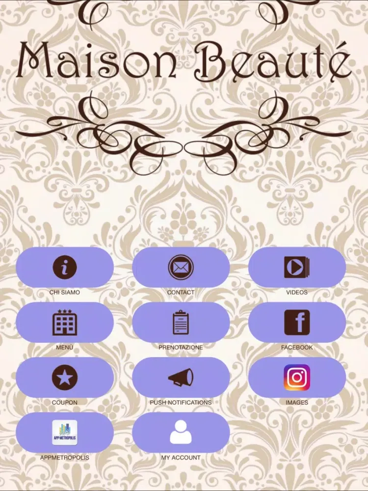Capturas de tela do Maison Beauté iPad 