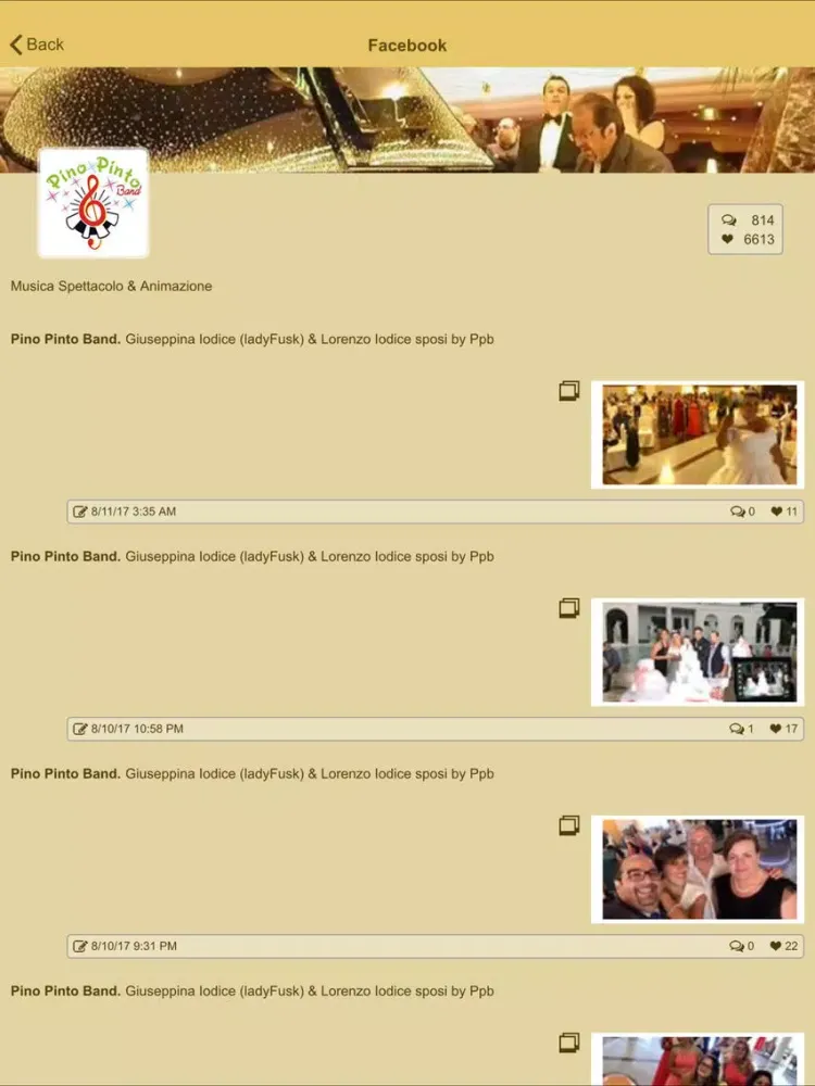 Tangkapan layar PinoPintoBand iPad 