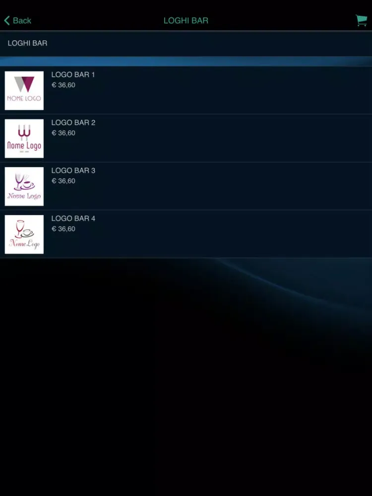 Logo Outlet iPad  Screenshots