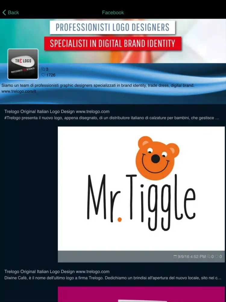 Logo Outlet iPad  Screenshots
