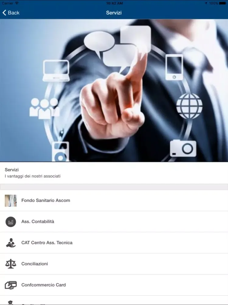 Confcommercio Salerno iPad  스크린샷