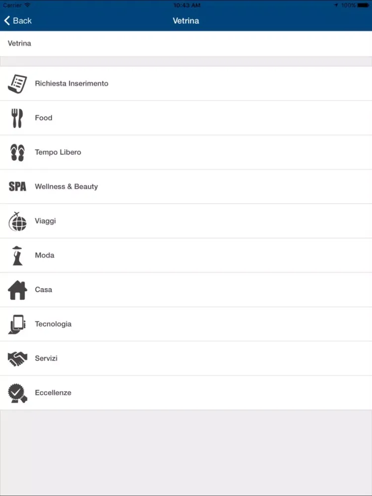 Confcommercio Salerno iPad  스크린샷