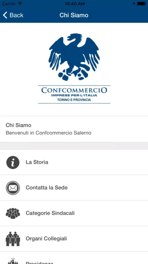 Confcommercio Salerno 스크린샷