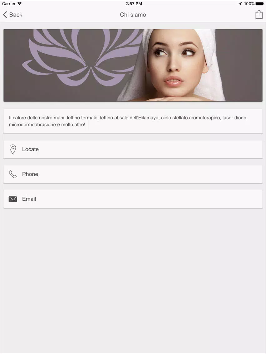 Elementi di Bellezza iPad  Screenshots