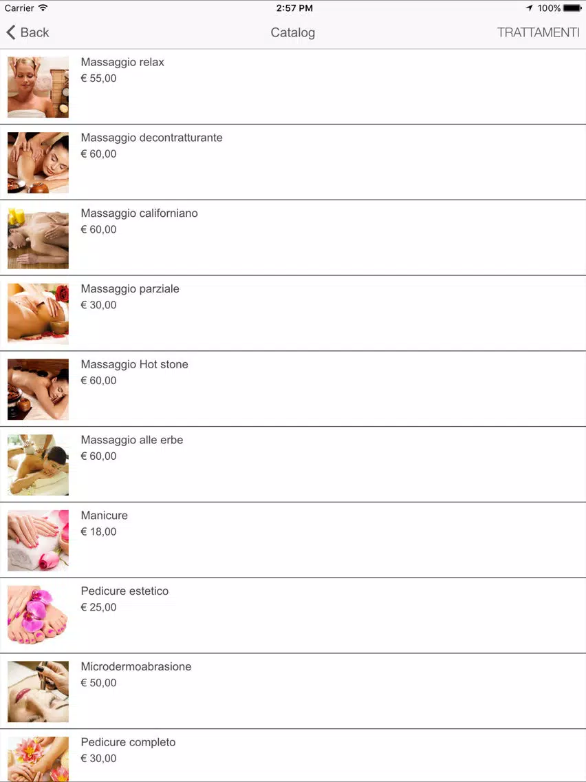 Elementi di Bellezza iPad  Screenshots