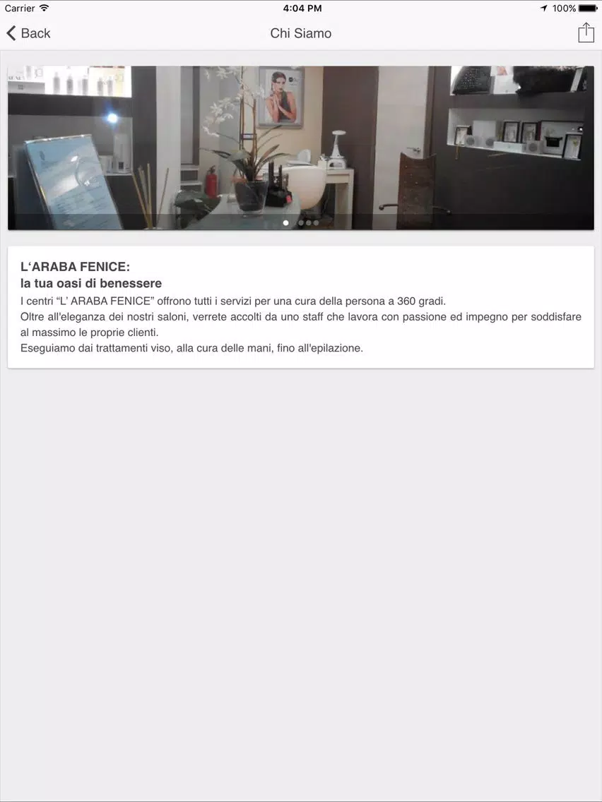 Tangkapan layar Araba Fenice iPad 