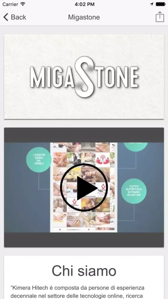 Captures d'écran de Migastone Ticino