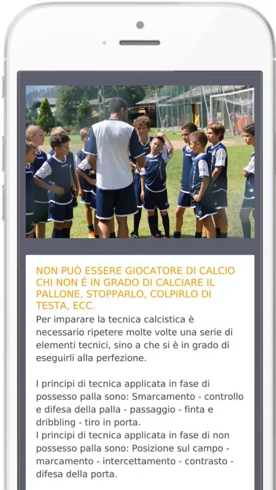 Capturas de tela do Individual Soccer School
