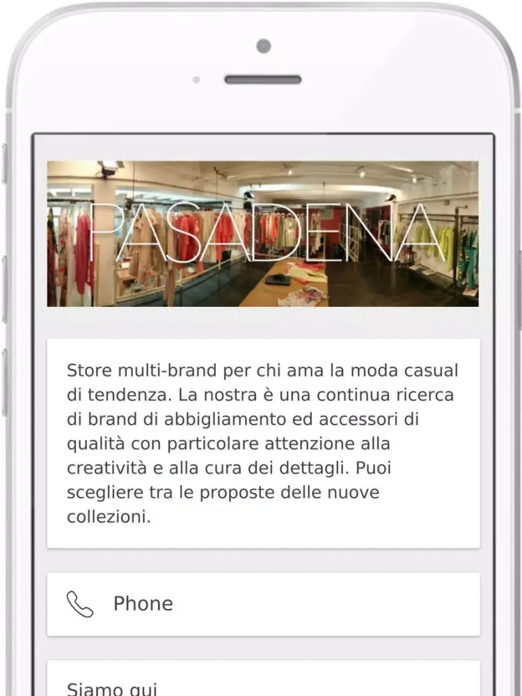 Pasadena2shop iPad  스크린샷