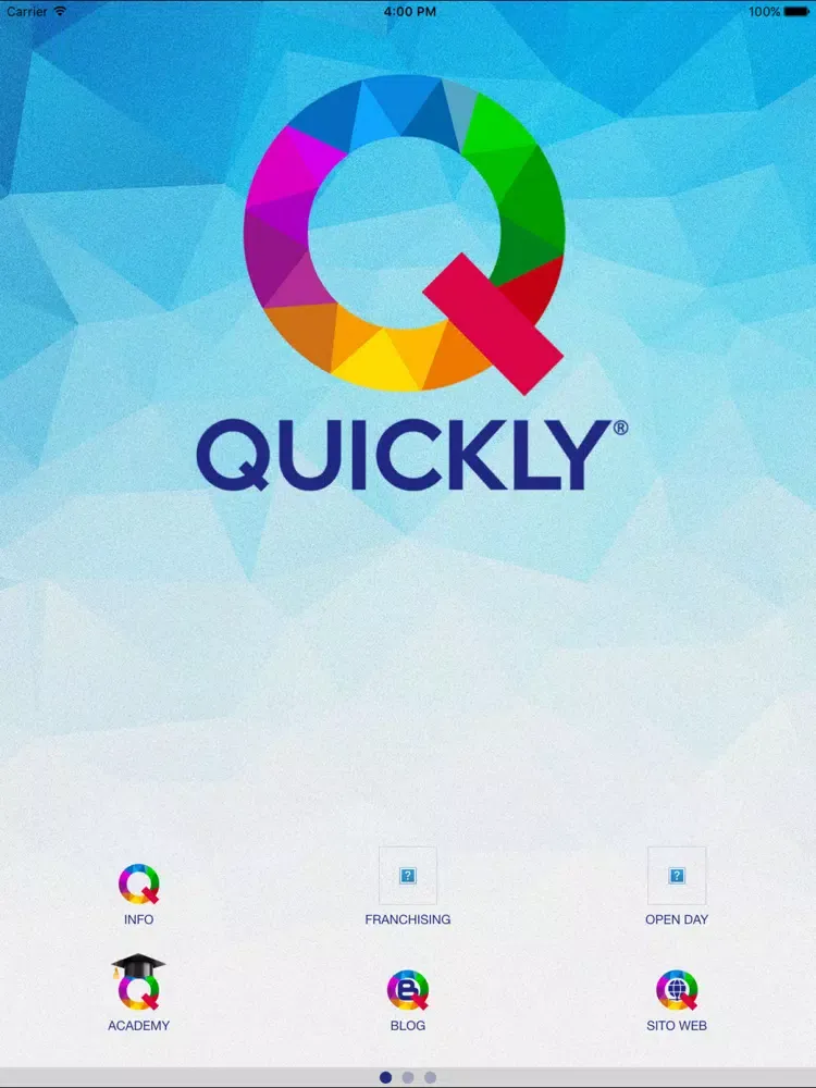Ảnh chụp màn hình của QUICKLY iPad 