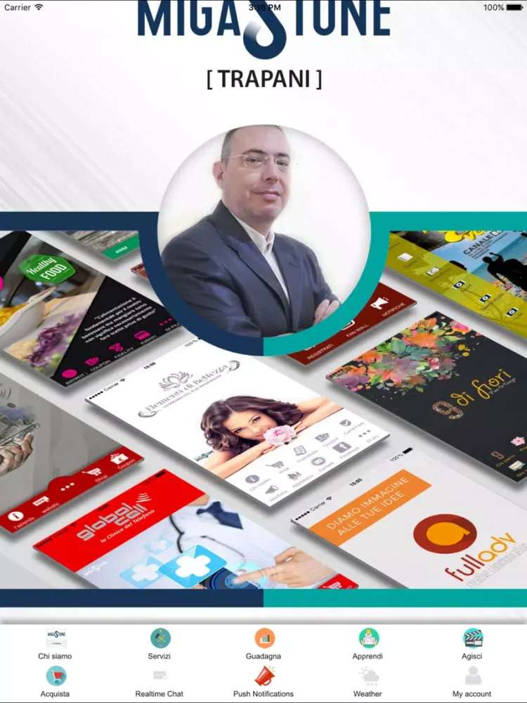 Ảnh chụp màn hình của Migastone Trapani iPad 