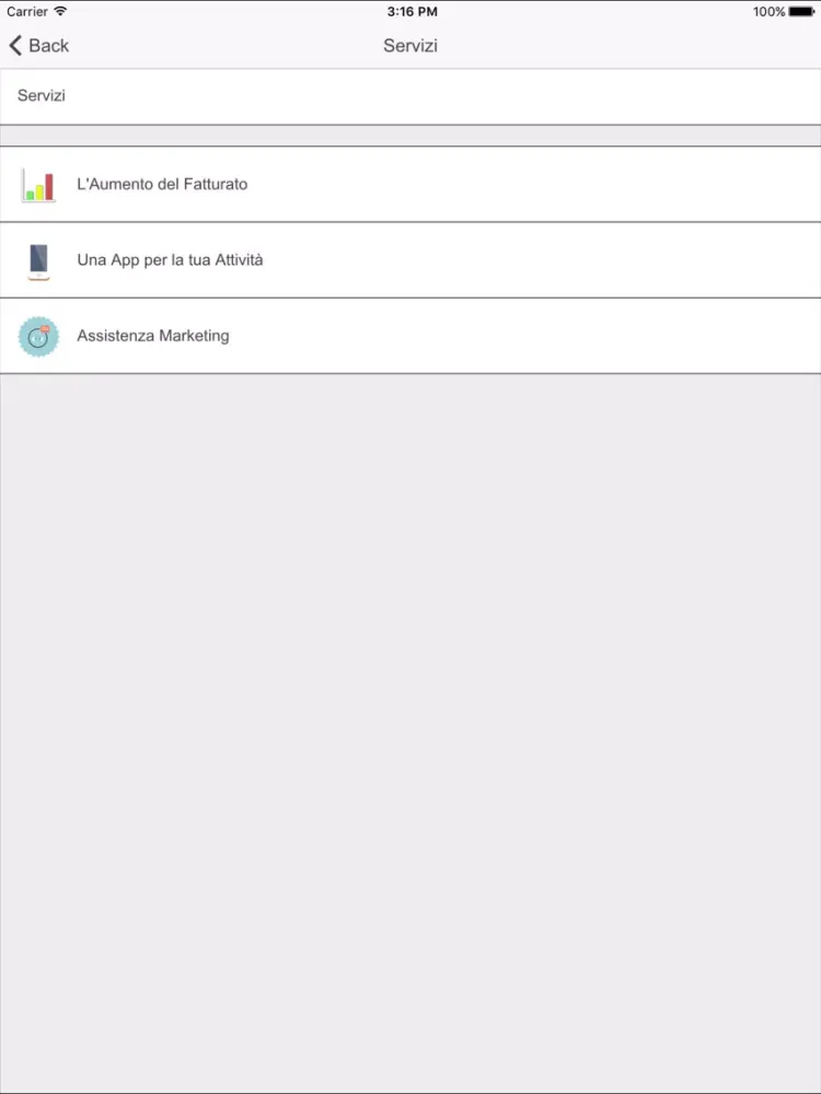 Ảnh chụp màn hình của Migastone Trapani iPad 