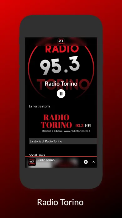 Ảnh chụp màn hình của Radio Torino