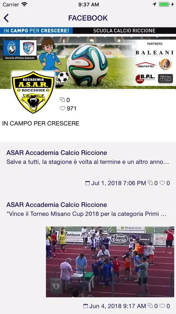 Scuola Calcio Riccione Screenshots