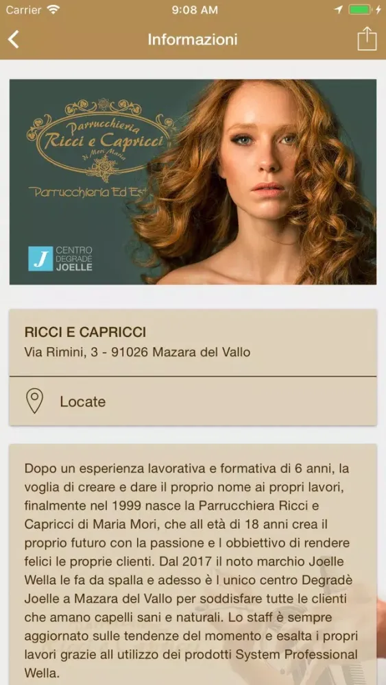 Capturas de pantalla de RICCI E CAPRICCI MAZARA