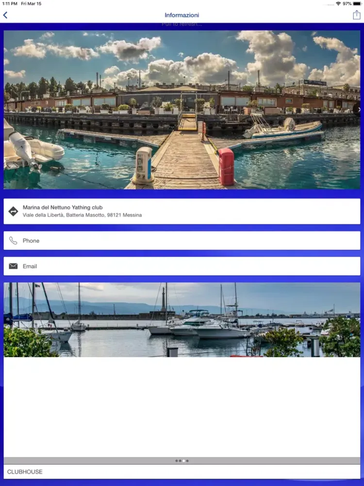 Ảnh chụp màn hình của Marina del Nettuno iPad 