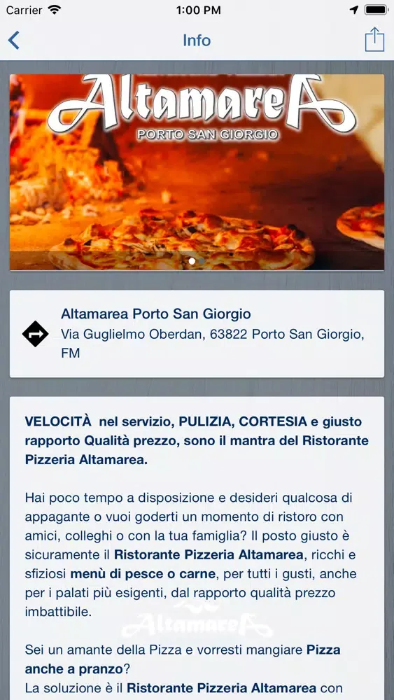 Altamarea Porto San Giorgio应用截图