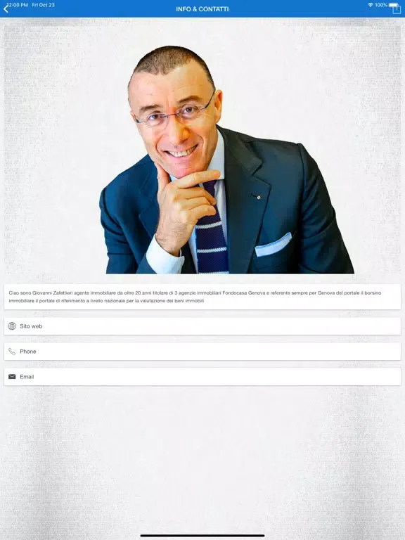 Zrzuty ekranu Giovanni Zafettieri iPad