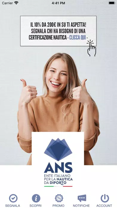 Zrzuty ekranu ANS Network Nautica
