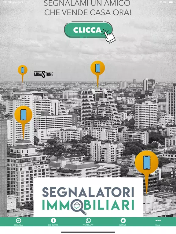 Tangkapan skrin SEGNALATORI IMMOBILIARI iPad 