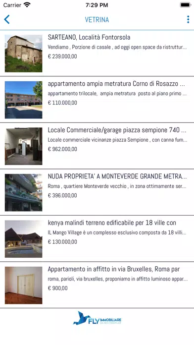 Screenshot di FLY IMMOBILIARE