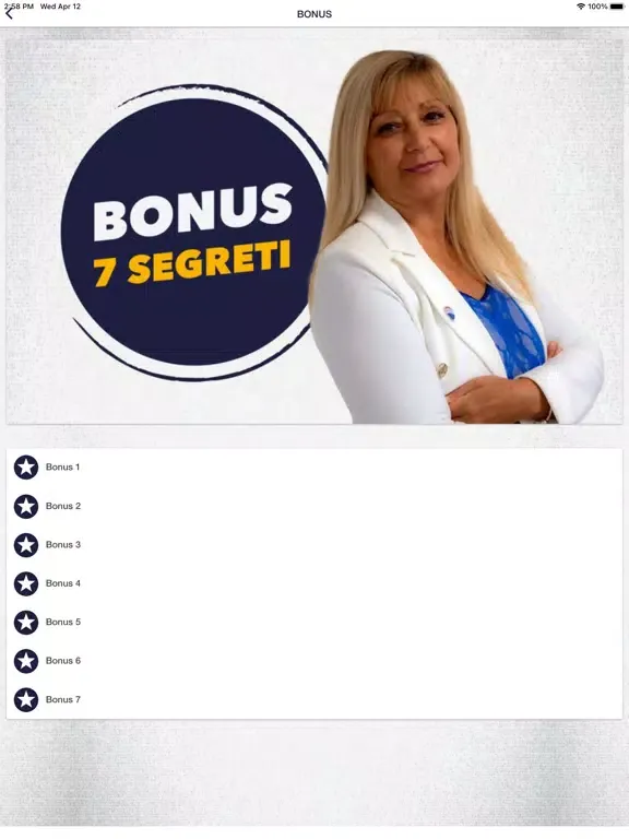 LORELLA TESSARO iPad  سکرین شاٹس