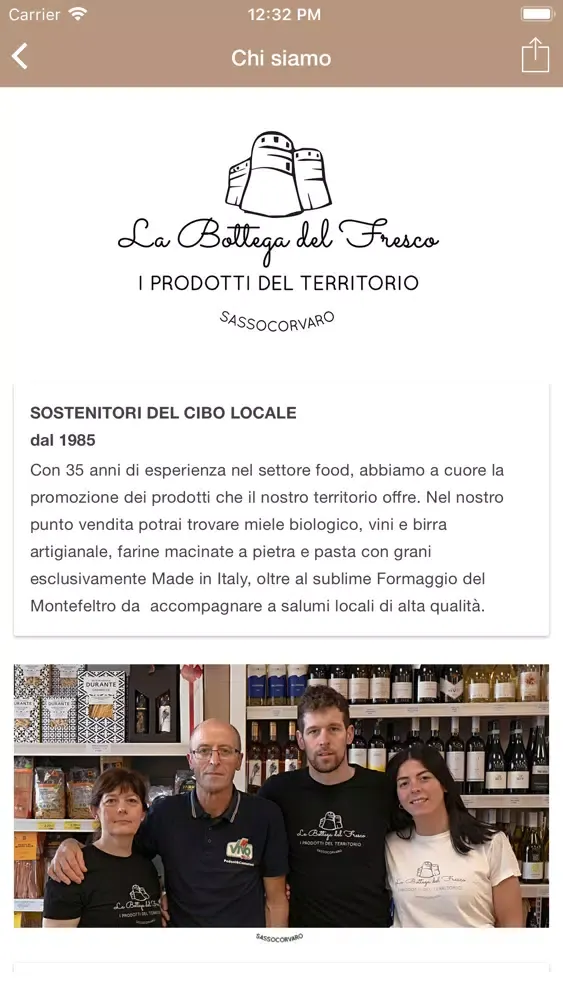 Screenshot di La Bottega del Fresco