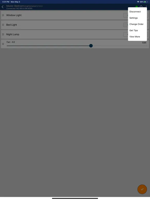 Screenshot di WiFi Home Automation iPad 