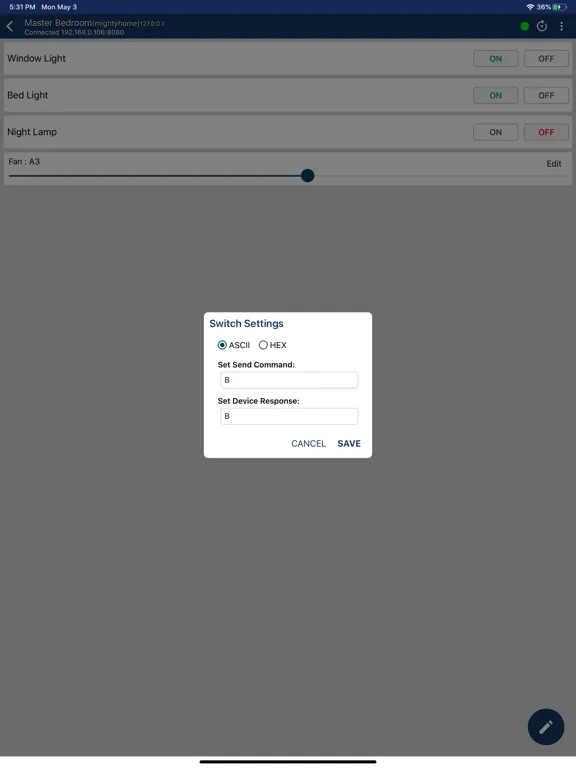 Screenshot di WiFi Home Automation iPad 