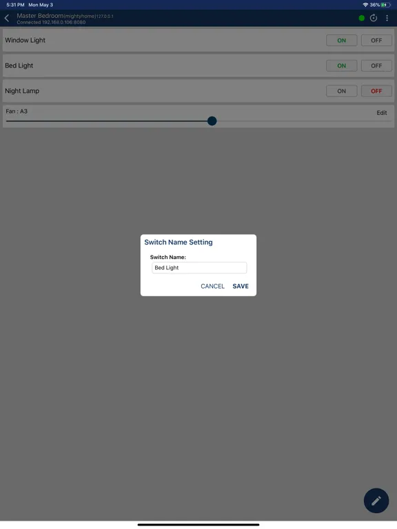 Screenshot di WiFi Home Automation iPad 