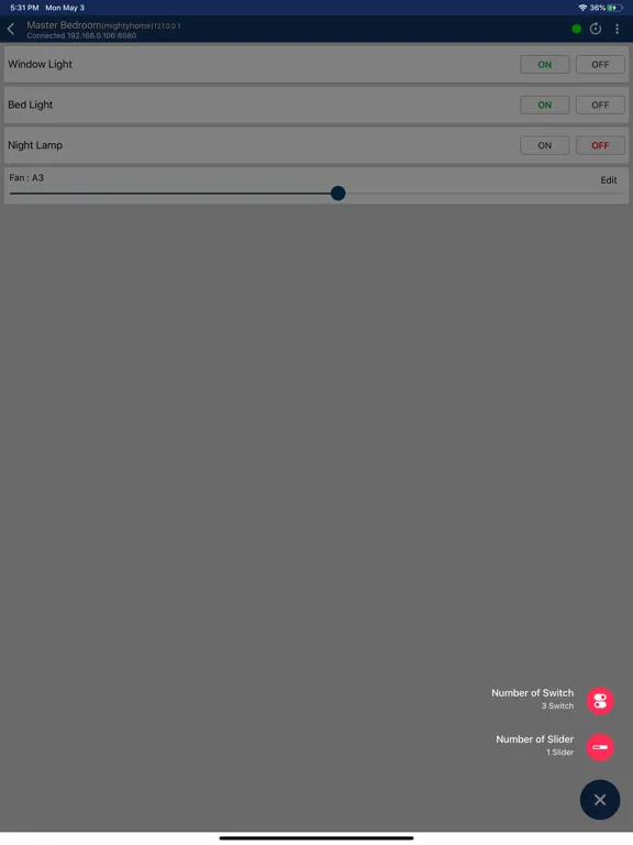 Screenshot di WiFi Home Automation iPad 