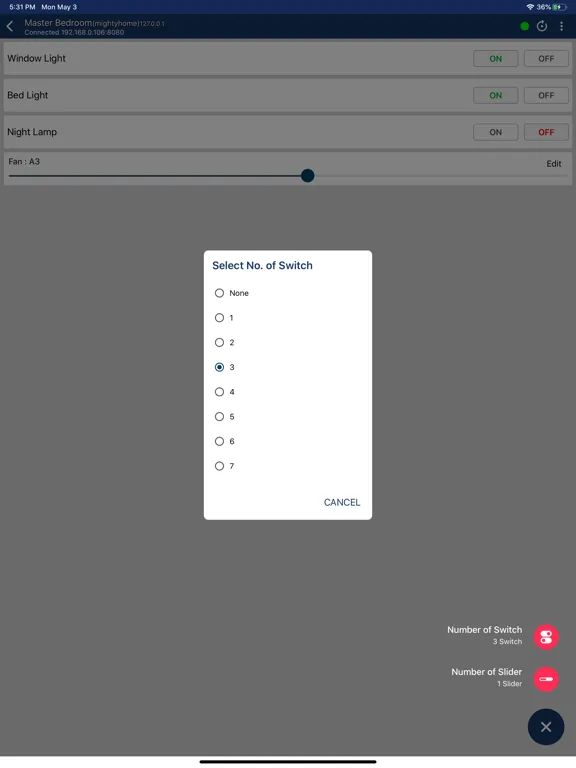 Screenshot di WiFi Home Automation iPad 
