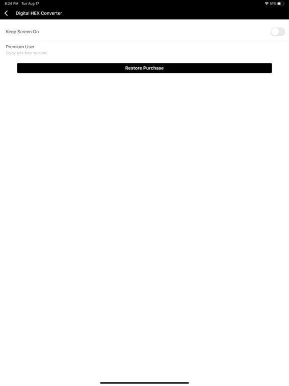 Digital Hex Converter iPad 应用截图
