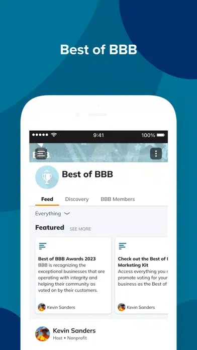 Tangkapan layar BBB® Member Business Community