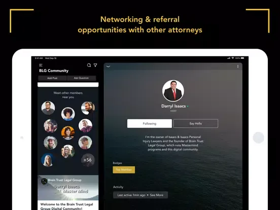 Zrzuty ekranu Brain Trust Legal Group iPad 