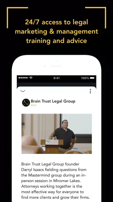 Zrzuty ekranu Brain Trust Legal Group