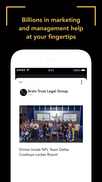 Zrzuty ekranu Brain Trust Legal Group