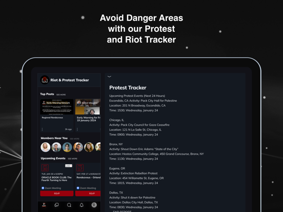 Early Warning Network iPad  Screenshots