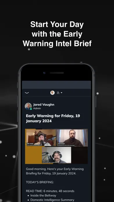 Ảnh chụp màn hình của Early Warning Network